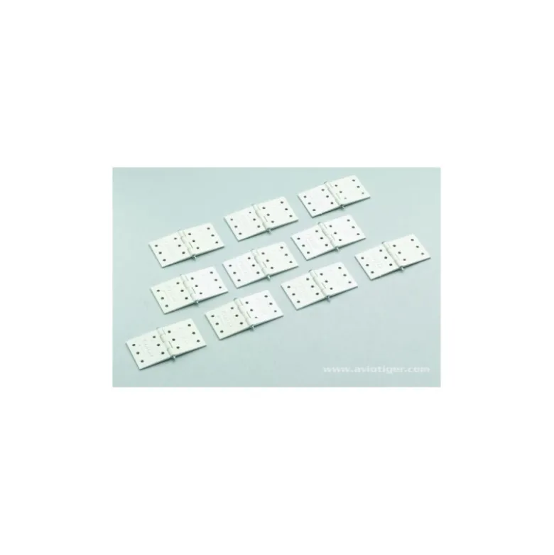 CHARNIERE NYLON A AXE METAL large 22*33mm