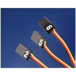 Chiffres (autocollants) pour identifier les connecteurs (noir / blanc)