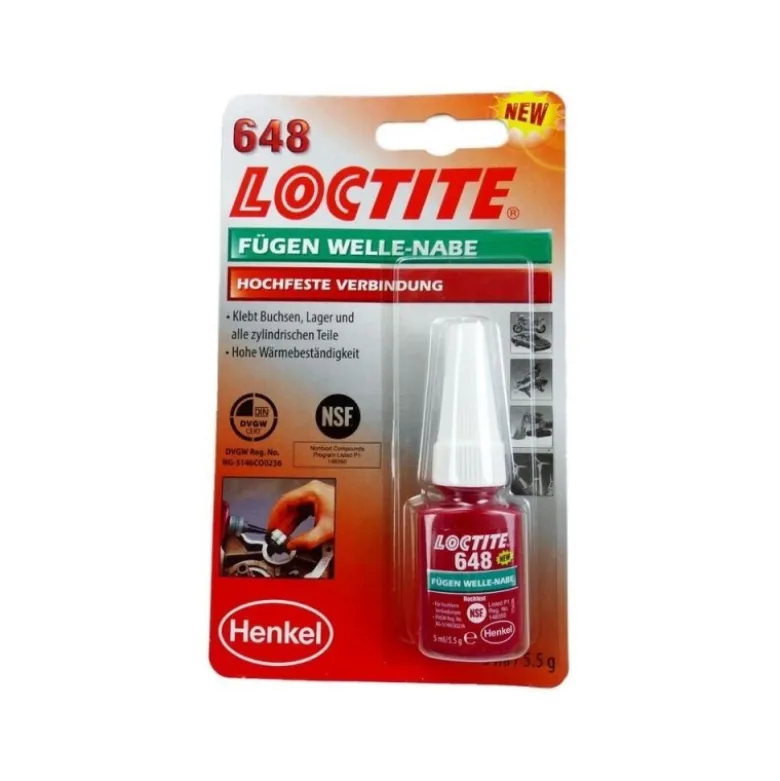 Colle bloc presse LOCTITE 648 fort