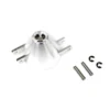 Cone alu ventilé Ø50mm (usiné CNC) porte pales en Z pour axe 6mm