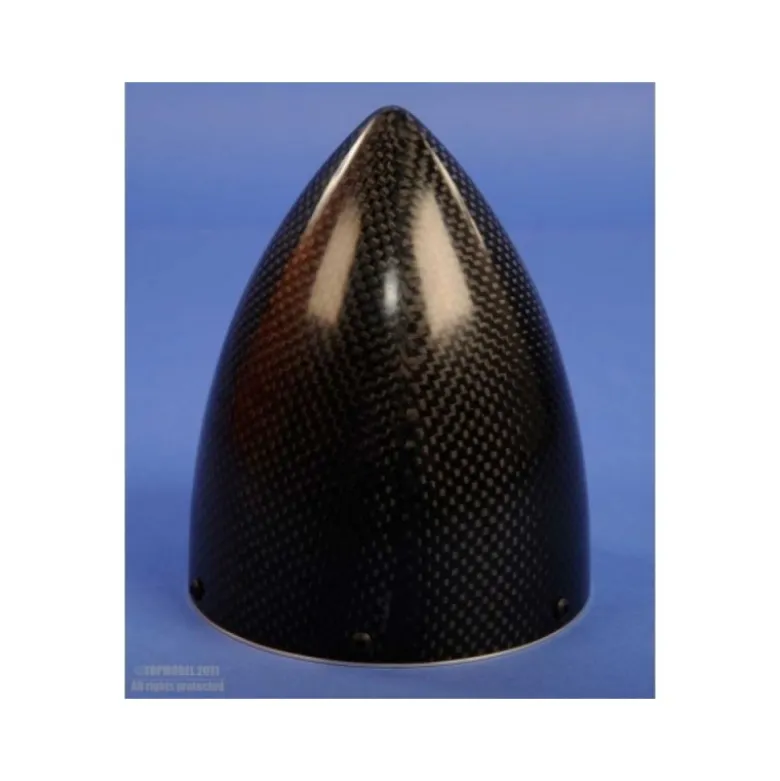 CONE CARBONE Ø115mm AVEC FLASQUE ALU