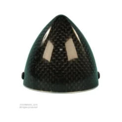 CONE CARBONE Ø55mm AVEC FLASQUE ALU