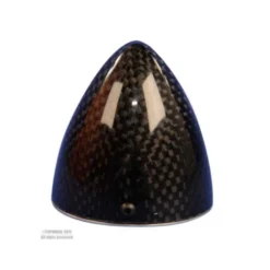 CONE CARBONE Ø60mm AVEC FLASQUE ALU