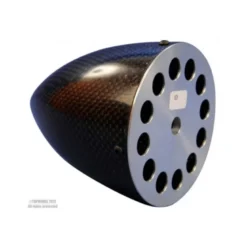 CONE CARBONE Ø90mm AVEC FLASQUE ALU