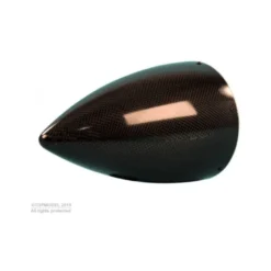 CONE CARBONE Ø140mm LONG AVEC FLASQUE ALU