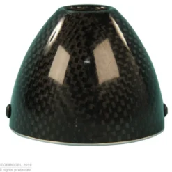 CONE CARBONE Ø60mm TURBO AVEC FLASQUE ALU