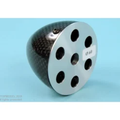 CONE CARBONE Ø60mm TURBO AVEC FLASQUE ALU