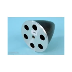 CONE CARBONE Ø80mm VIS CENTRALE AVEC FLASQUE ALU