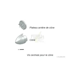 224310 - Cone 52 mm incl. Vis centrale pour cone Extra 300 S