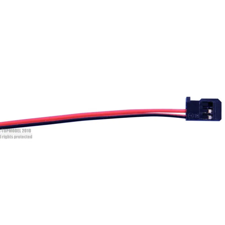 CONNECTEUR ACCU MALE FUTABA 20cm