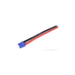 Connecteur Avec Câble Ec-3 Contacts Or Connecteur 12Awg Silicone Câble 12Cm 1 Pc