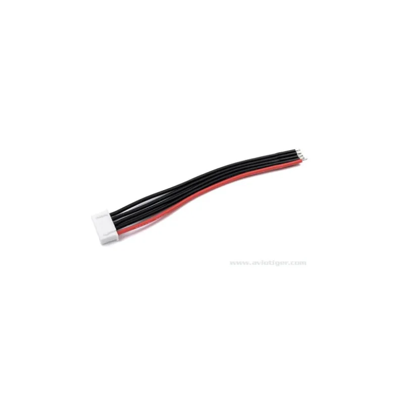 Connecteur d'équilibrage - Male - 4S-XH avec câble - 10cm - Câble silicone 22AWG - 1 pc