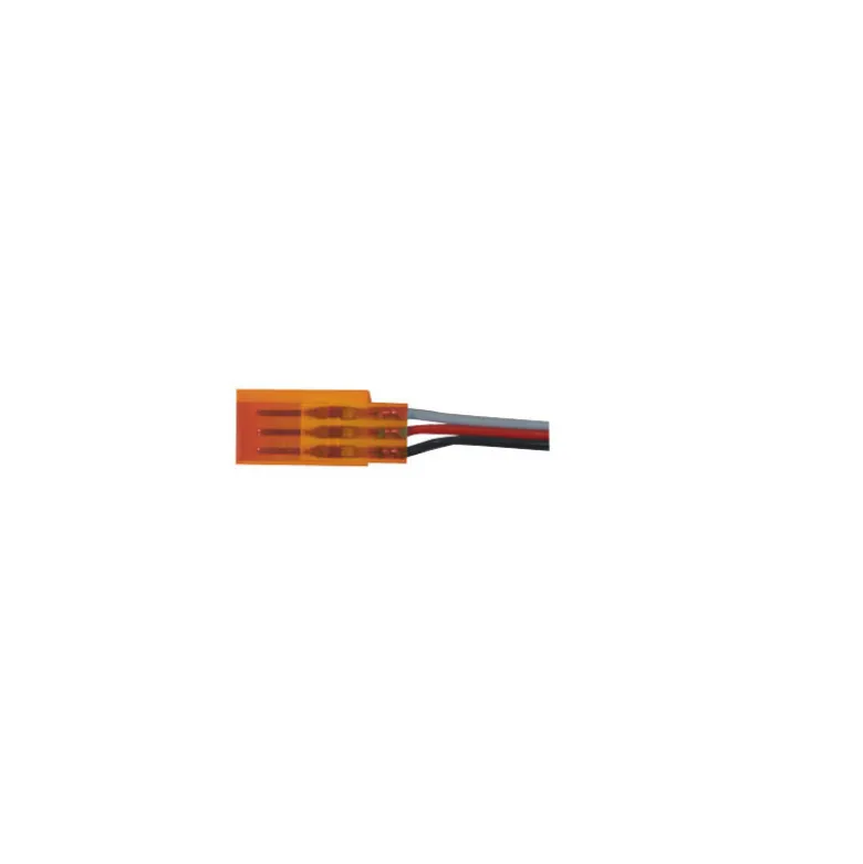 CONNECTEUR FEMELLE ORANGE FUTABA avec 30cm de fil 0,30mm2