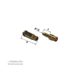 CONNECTEURS MP JET GOLD 1,8 2paires