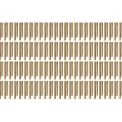 Contact plaqué or Ø 4,0 mm, à souder, semi-ouvert, 100 prises | Yuki AM-606-100F