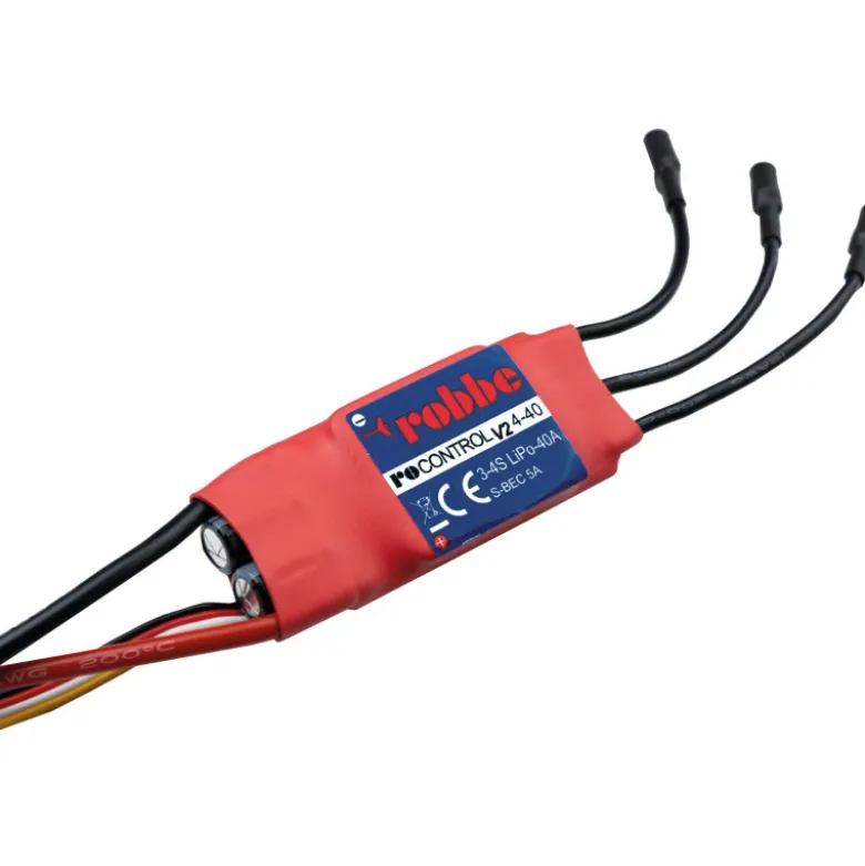 Controleur Brushless Robbe RO-Control6 4-40 V2 3-4S-40 (60A) 5V/ 3A B Regulateur SWITCH BEC