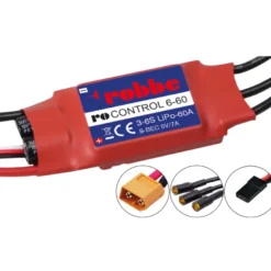 Controleur Brushless Robbe RO-Control6 60A 3-6S BEC 5V/5A