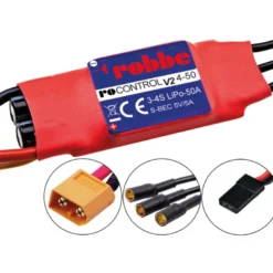Controleur Brushless Robbe RO-Control6 4-50 V2 3-4S-50 (70A) 5V/ 5A Regulateur SWITCH BEC