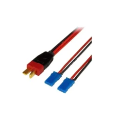 Cordon Adaptateur Deans vers 2 prises JR 0.5mm² PowerBox Systems