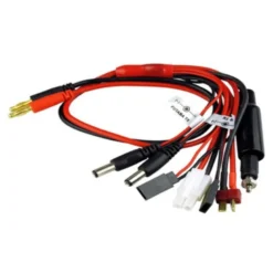 Cordon de charge bananes 4mm vers multi-fiches Yuki