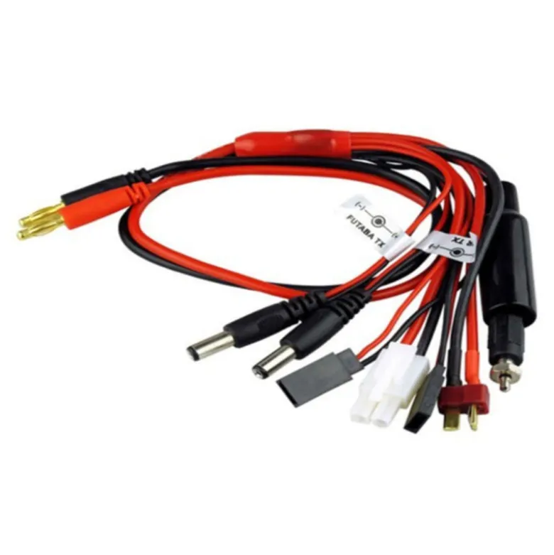 Cordon de charge bananes 4mm vers multi-fiches Yuki
