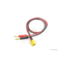 Cordon de charge XT60 silicone Ø4mm L:30cm Muldental