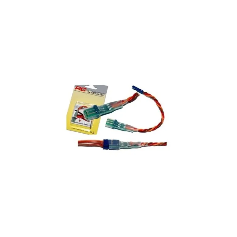Cordon Y - Servo V cable 10cm JR Emcotec