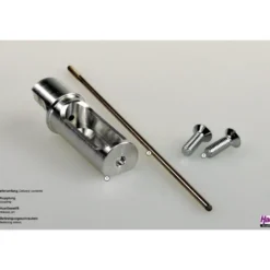 Crochet de remorquage aluminium double pour montage platine - Hacker