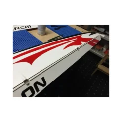 Cyclon Full Carbon env.2.00m blanc/rouge & noir RCRCM