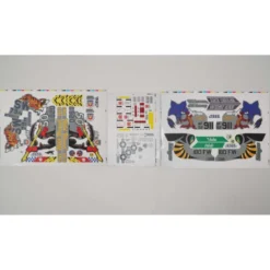 Decal Set: F-16 Falcon-Gray 80mm EDF E-Flite