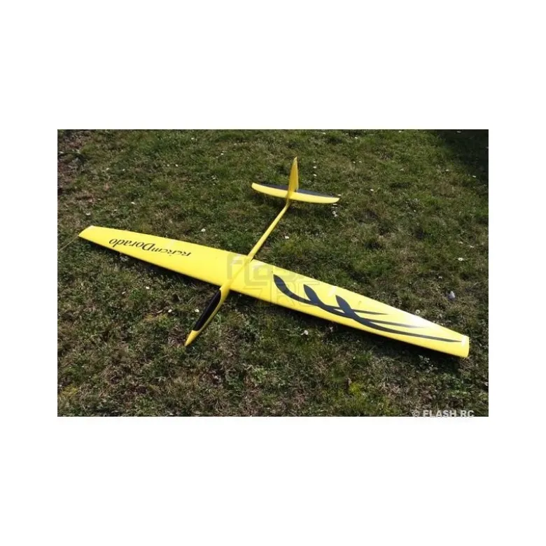 Dorado tout fibre env.2.34m jaune & noir RCRCM