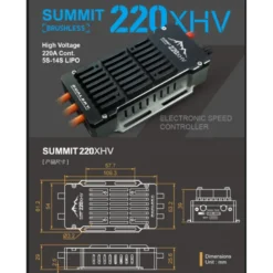 Dualsky Controleur SUMMIT 220XHV. 5-14S Opto