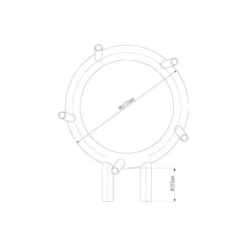 Echappement annulaire moteur radial FG-73R5 Saito