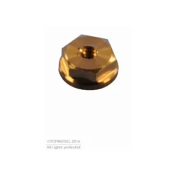 ECROU HEXAGONAL LAITON AVEC RONDELLE M1,4 10pcs