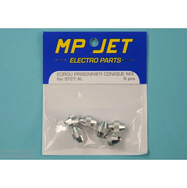 ECROU PRISONNIER CONIQUE M4 6pcs