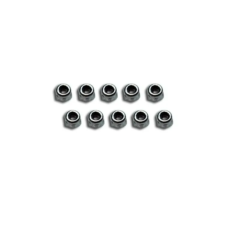Ecrous Nylstop Inox M4 (10 pièces)