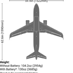 E-flite Airbus A320neo Twin 64mm EDF PNP