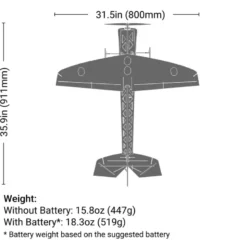 E-flite 4-Site 3D FF 800mm PNP