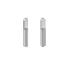 Embout de chape cable M4 aluminium, 2 pièces