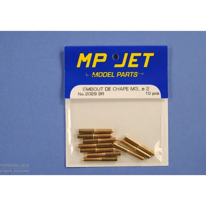 EMBOUT DE CHAPE ø2mm M3 10pcs