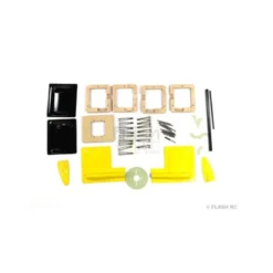 E-Tomcat tout fibre env.2.60m jaune & noir RCRCM