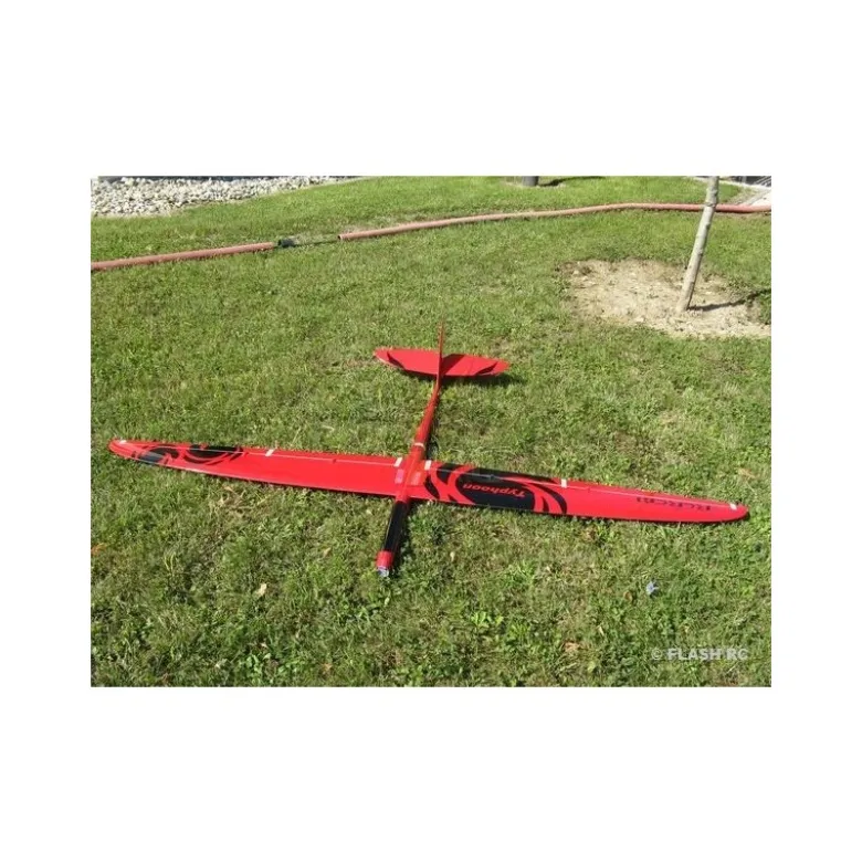E-Typhoon Full Carbon 2.00m rouge et noir RCRCM