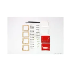 E-Typhoon tout fibre env.2.00m blanc & rouge RCRCM