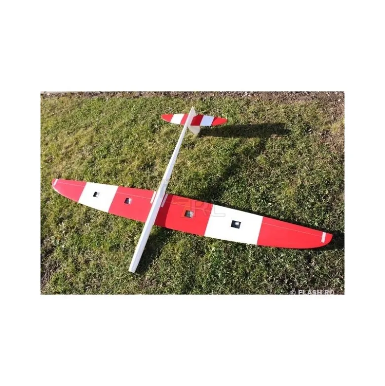 E-Typhoon tout fibre env.2.00m blanc & rouge RCRCM