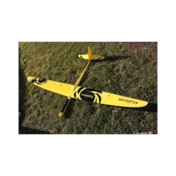 E-Typhoon tout fibre env.2.00m jaune & noir RCRCM