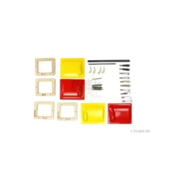 E-Typhoon tout fibre env.2.00m jaune et rouge RCRCM