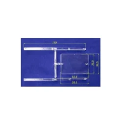 Fenetre de verrière coulissante pour modèle échelle 1/3 TopmodelCZ