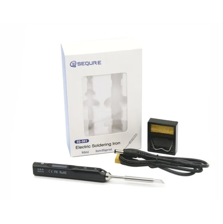 Fer à souder SQ-001 OLED programmable bleu (12-24V/17-65W)