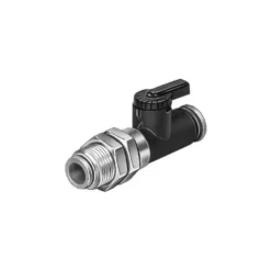 FESTO - Robinet à boisseau traversée de cloison pour tuyau 6x4mm