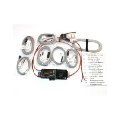 Feux de position maquette NF31 LED 5mm/20mA (1xV, 2xR, 6xB +2xB 80mA) Nightfly